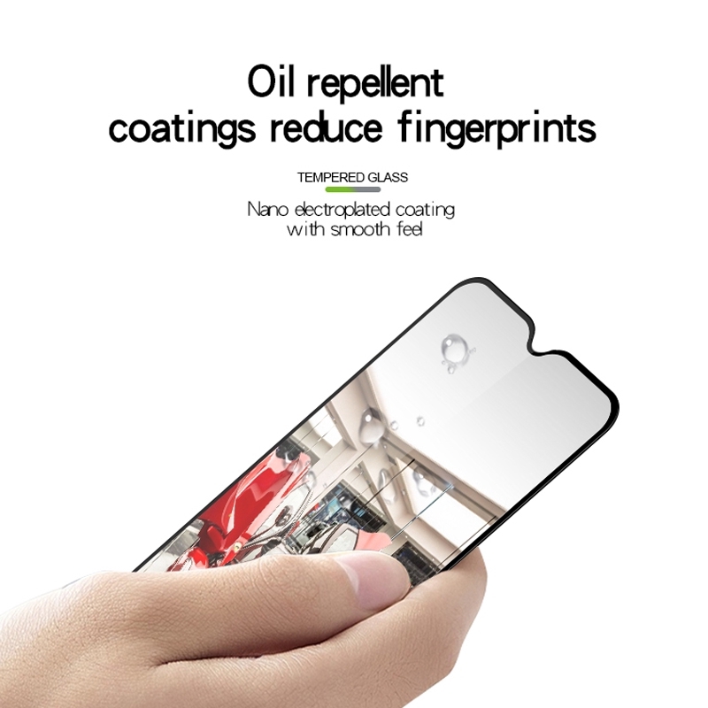 Realme3 Tempered Glass Realme 2 3 Pro X C1 Full Gule Full Coverage Tempered Glass Screen Protector