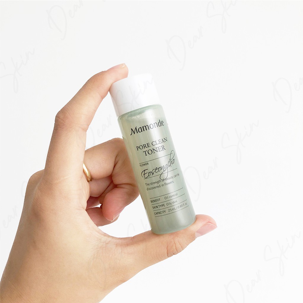 [Chính Hãng] [Mamonde] Toner Rau Diếp Cá Chai Mini 25ml kiềm dầu làm giảm mụn | BigBuy360 - bigbuy360.vn