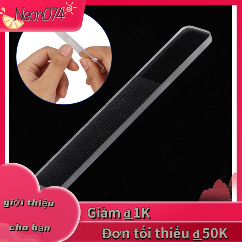 Neon074 Pro Nano Glass Nail File Polishing DIY Art Grinding Tool for Pregnant Women giũa móng tay