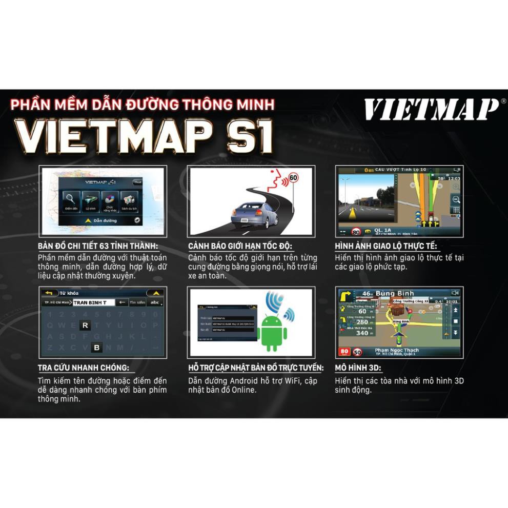 VIETMAP Touch 9100A - Bộ Mở Rộng Tính Năng Dẫn Đường Pioneer Android Dành Cho DVD Pioneer - HÀNG CHÍNH HÃNG