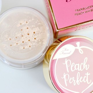 [ GIÁ GOM SALE] Phấn phủ  Too Faced Peach Perfect Mattifying Loose Setting Pơder MÀU TRANSCULENT
