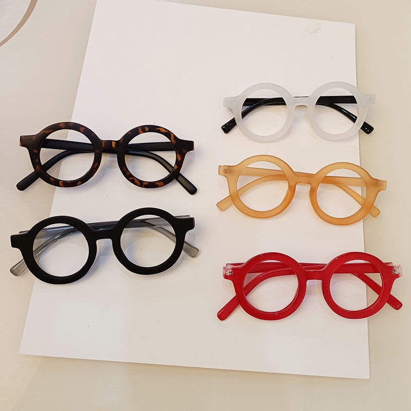 * * K nh R m tr em * Gọng Kính Tròn Dễ Thương Trang Trí Không Tròng Kính Dành Cho Bé Trai Bé Gái