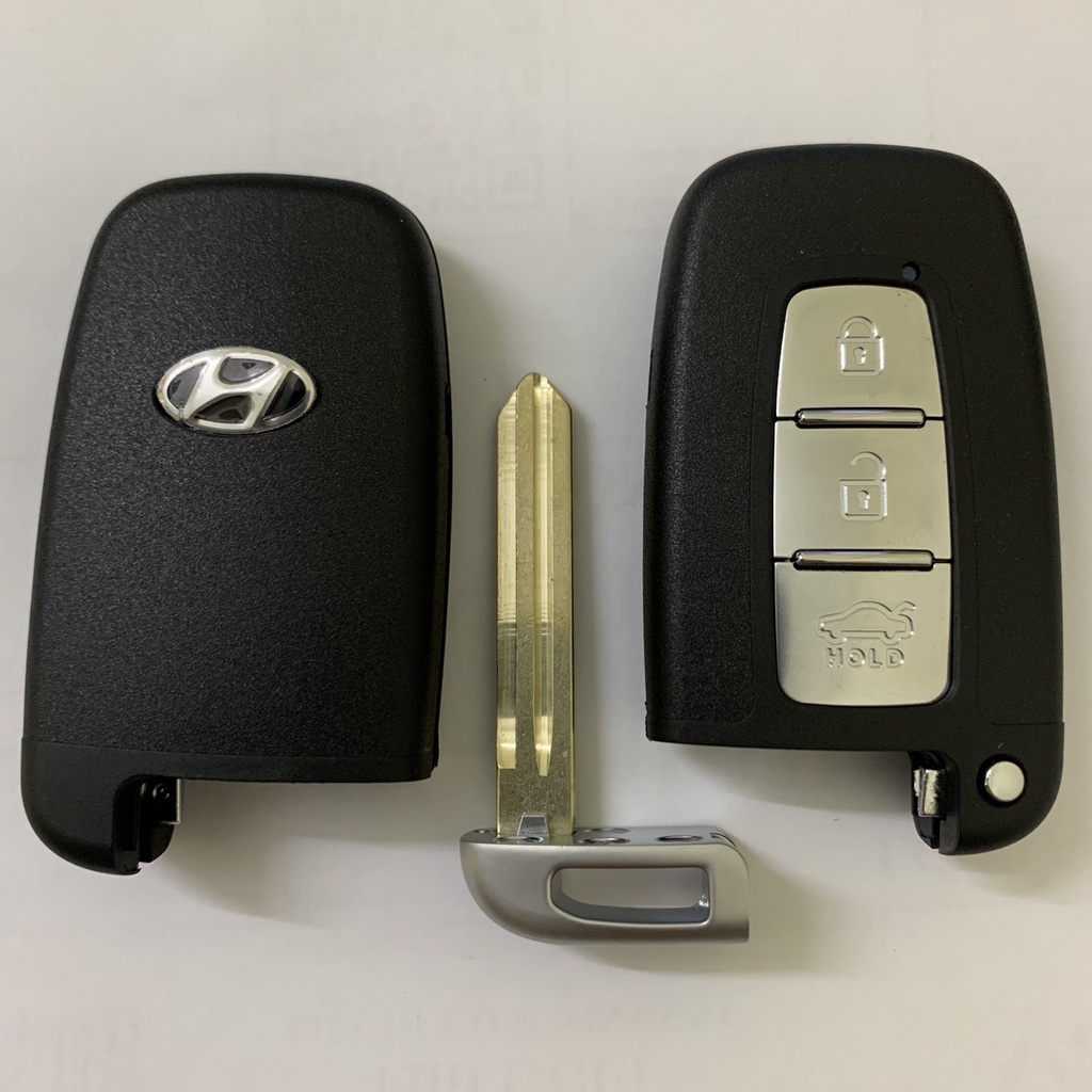 Vỏ Chìa Khóa, Smart Key Phù Hợp Với Xe Hyundai 3 Nút Bấm Điều Khiển