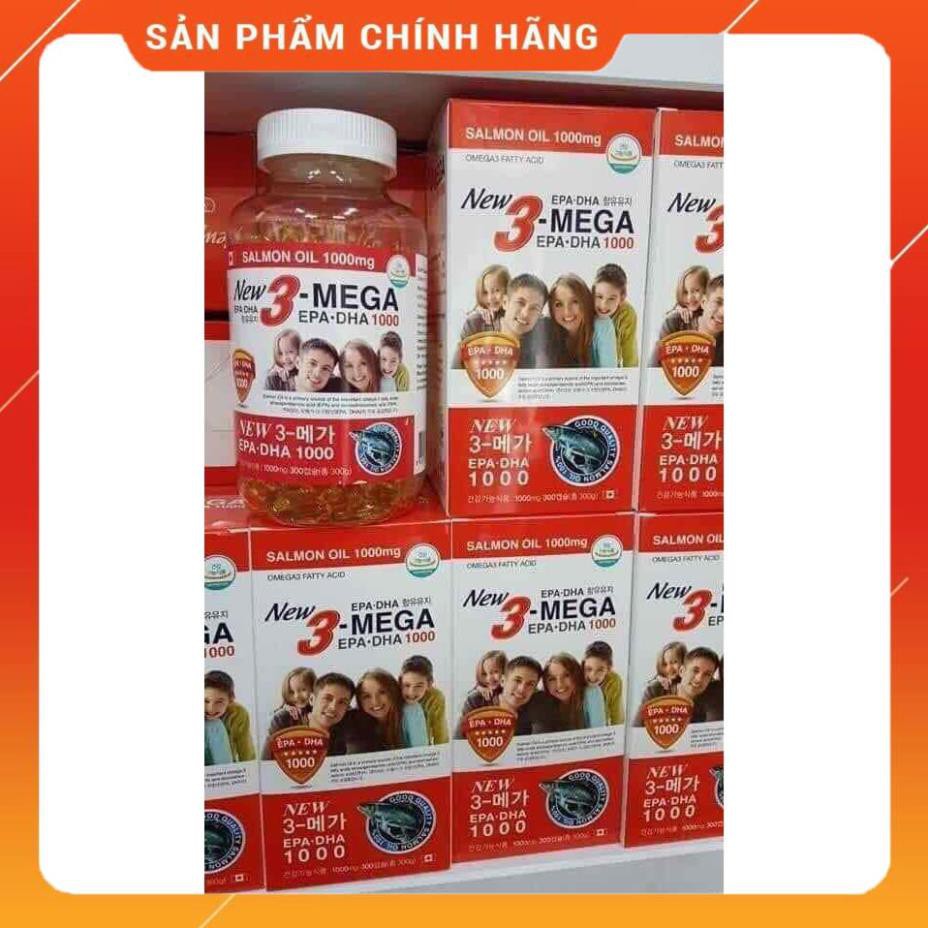 Dầu cá Omega bổ sung DHA, Hộp 300 Viên