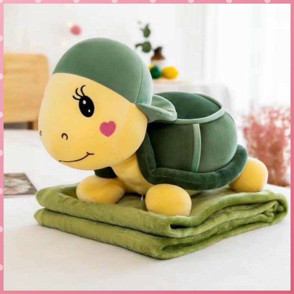 Bộ Chăn Gối Văn Phòng Rùa Nhiều màu