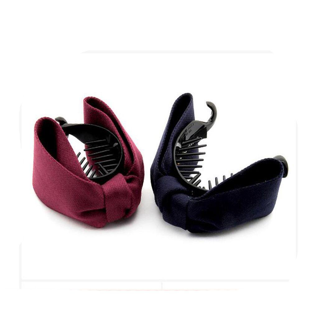 Kẹp Tóc Càng Cua Đính Nơ Lớn Phong Cách Hàn Quốc Cho Nữ