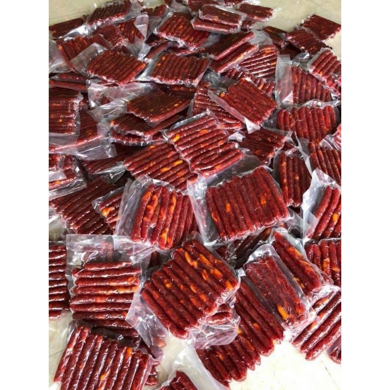 Lạp Xưởng Tôm Trứng Muối 500gr  TỪ ĐƠN 50K,  Hàng ngon nhà làm LOẠI 1