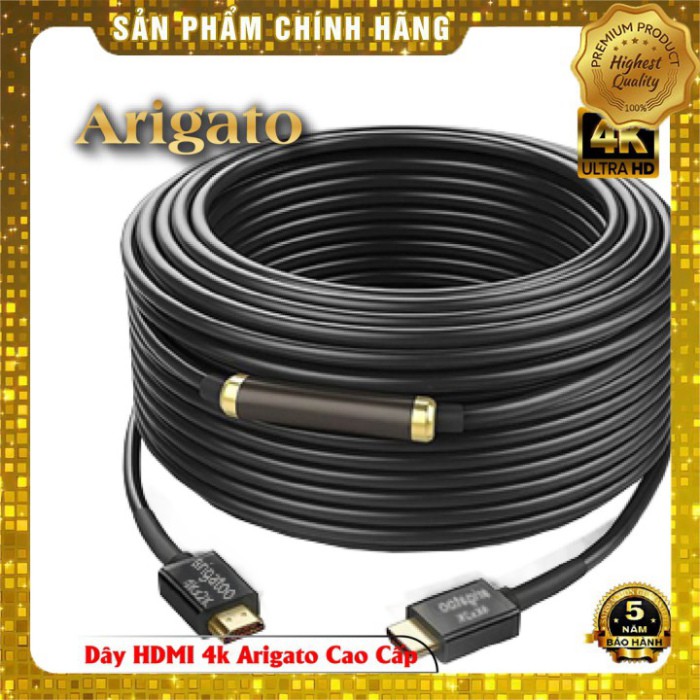 (Xả Kho) Dây HDMI 4k cáp hdmi 2.0 Cao Cấp Arigato 30m hàng chính hãng Gía Sỉ=Gía Lẻ