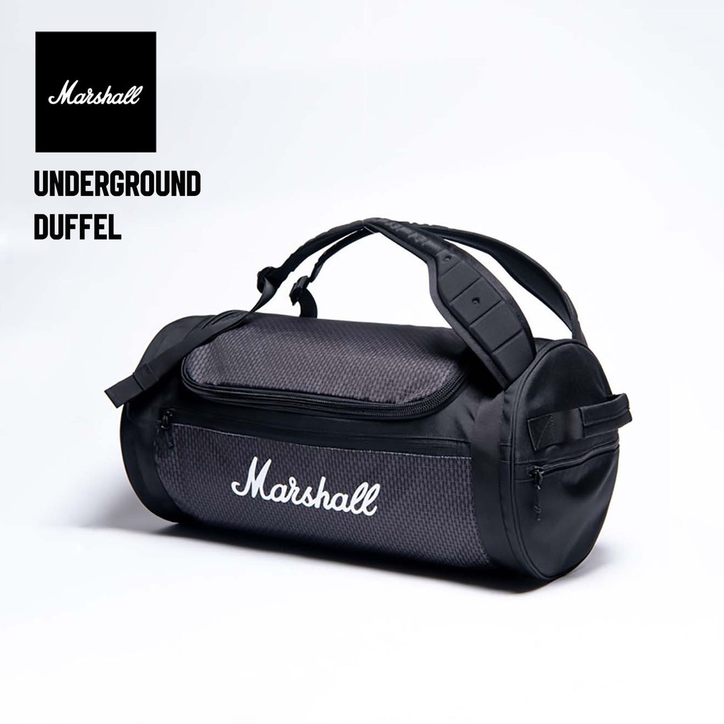 Túi Trống Marshall Underground Duffle Bag - Black &amp; White