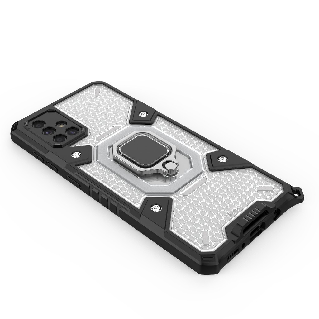 Ốp lưng Samsung A71 tổ Ong Iring không gian mới chống sốc giá đỡ xem phim bảo vệ camera