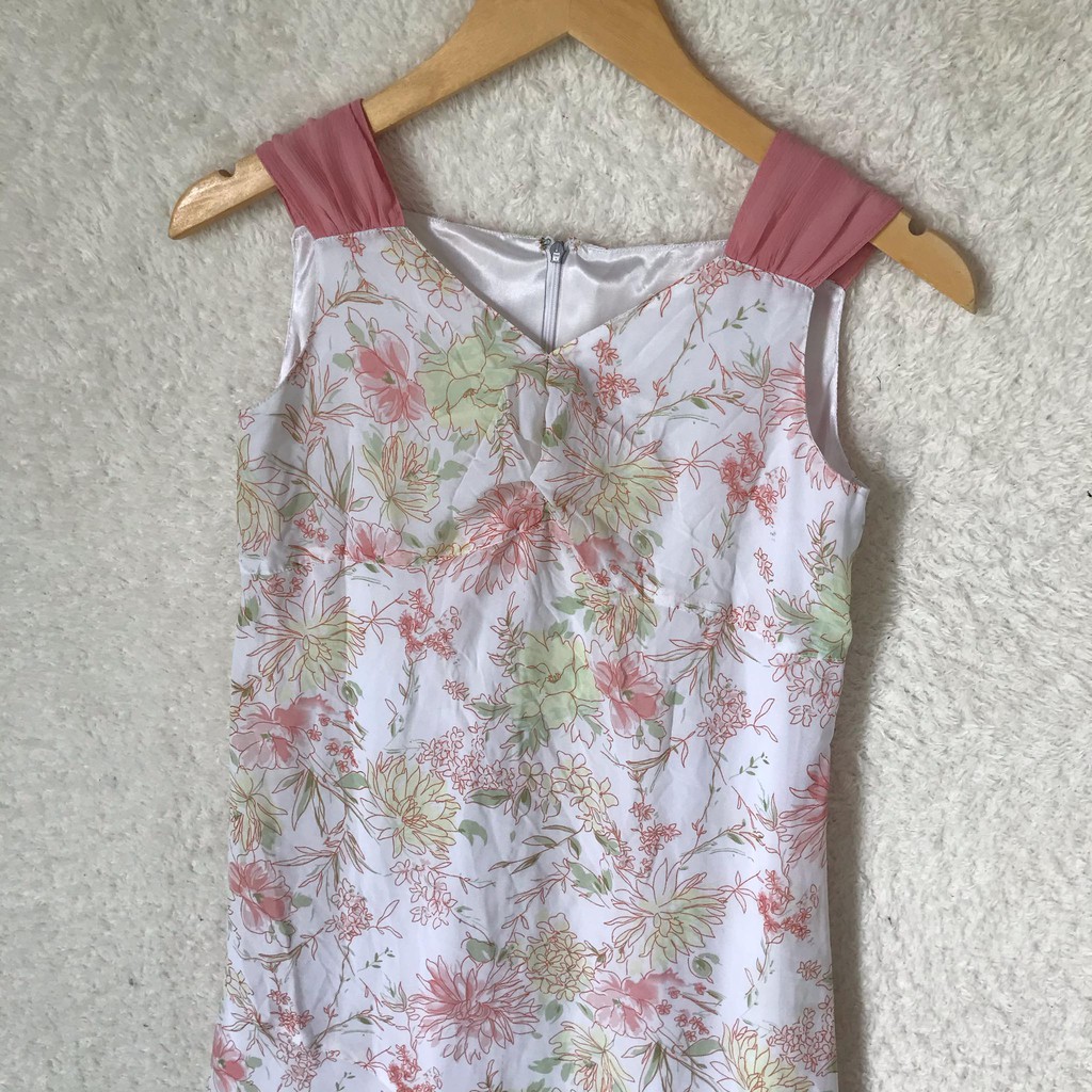 Đầm voan hoa - hàng si