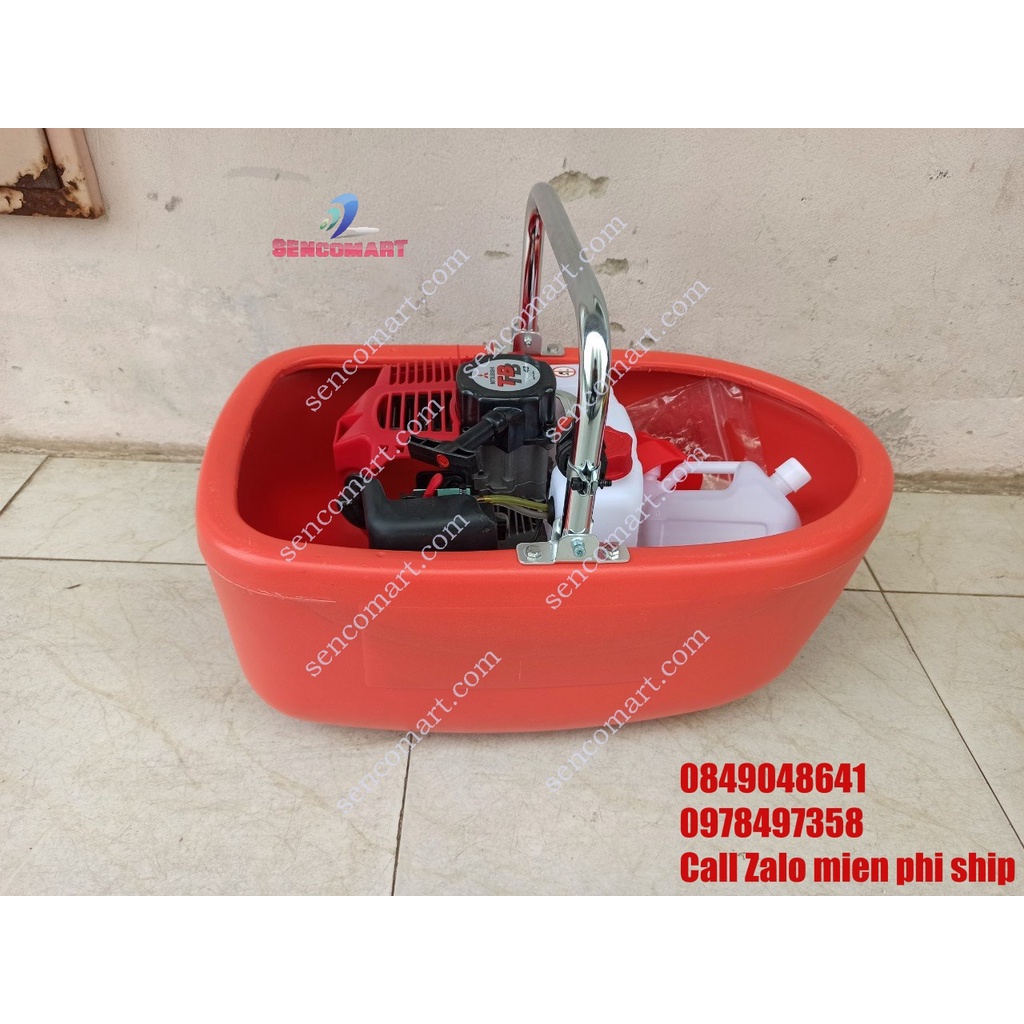 Máy bơm nước dạng thuyền. Máy bơm nước thả nổi động cơ 2 thì Mitsubishi TB43