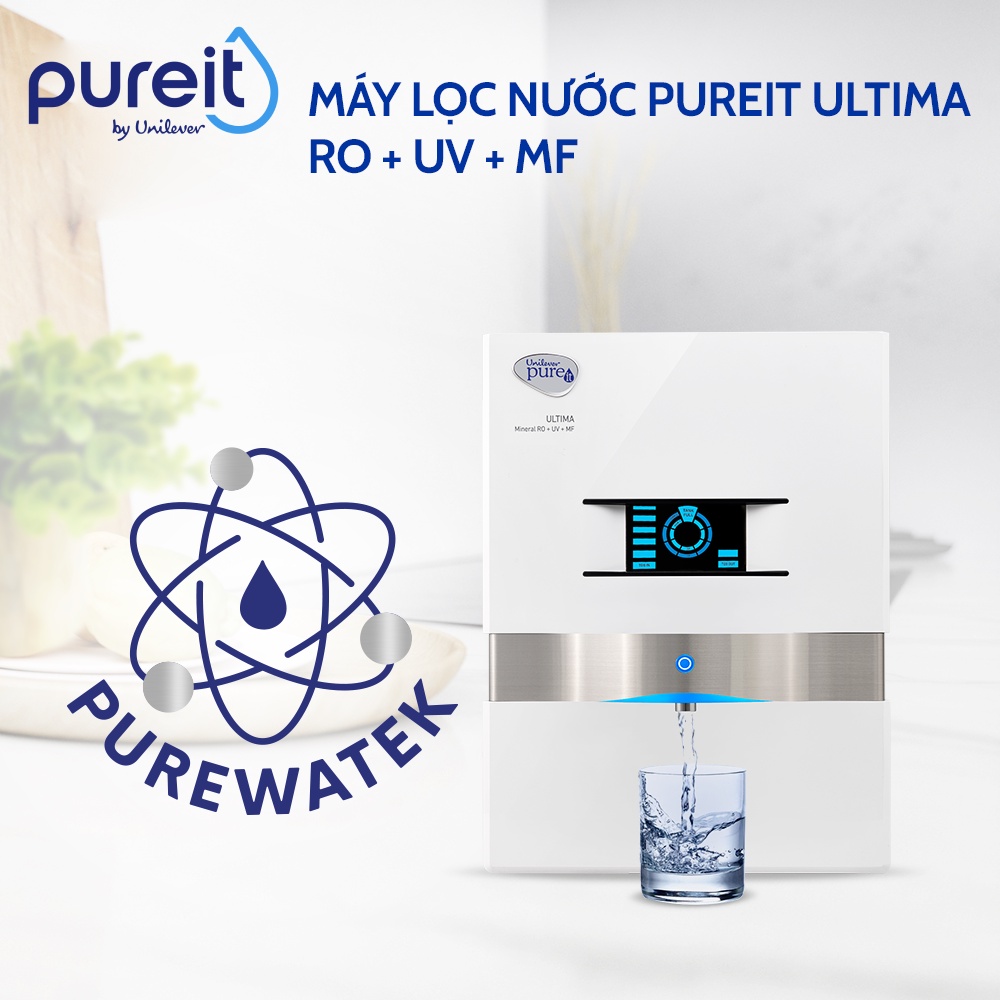 Máy Lọc Nước Treo tường/ để bàn Pureit Ultima Trắng