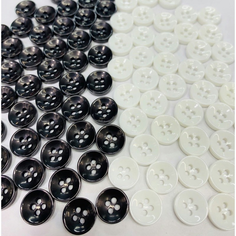 140 Nút Áo Sơmi 4 Lổ 10mm Đủ Màu Giá Sỉ