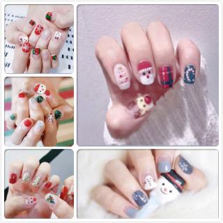 Sticker dán móng tay chống thấm nước họa tiết giáng sinh