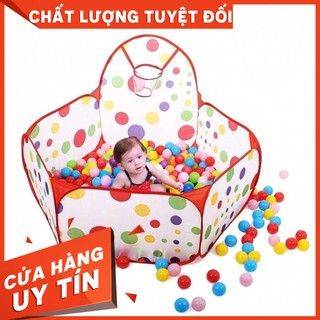 Combo lều quây bóng + túi bóng 100 quả