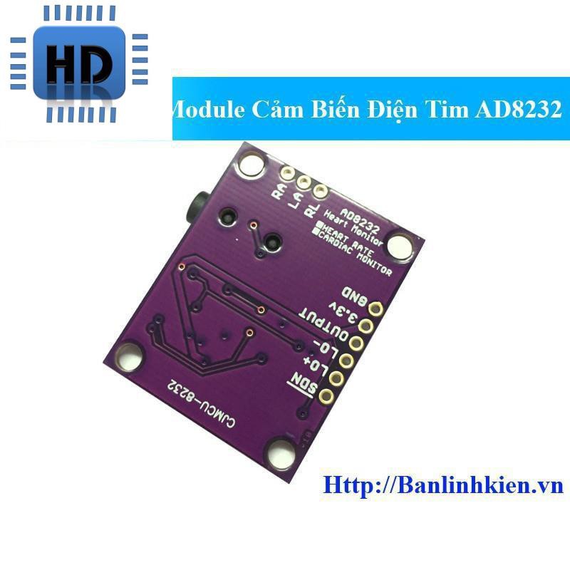 [HD] [Mô đun] Module Cảm Biến Điện Tim AD8232 zin HD1