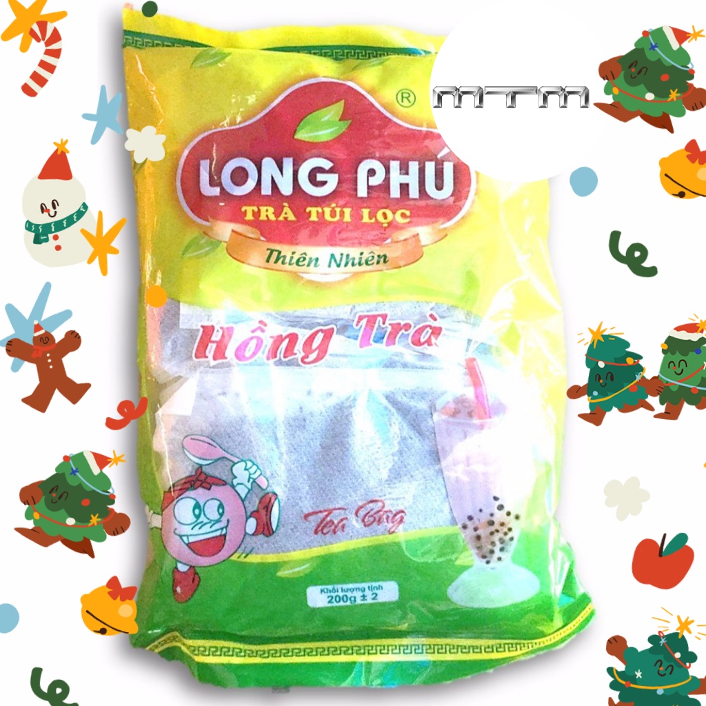 Hồng trà túi lọc Long Phú 200g