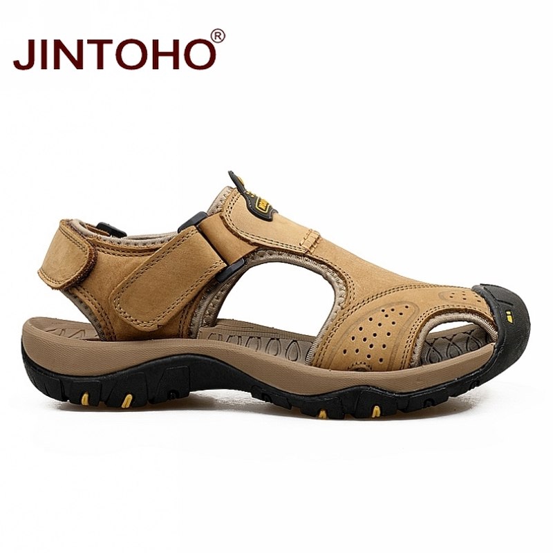 Giày sandal da kiểu dáng hợp thời trang sang trọng dành cho nam