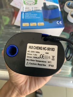 Bơm quạt nước / bơm bể cá 18w