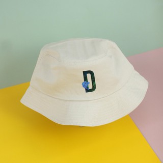 Nón bucket siêu xinh của chodole loại mũ unisex cho nam và nữ in hình độc đáo Floral Text - D
