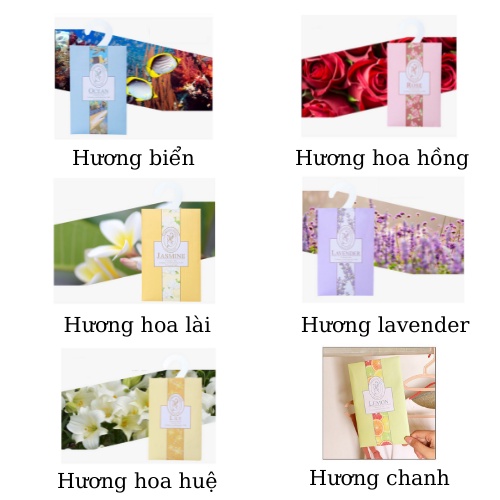 Túi thơm để tủ quần áo phòng ngủ tắm khử mùi dễ chịu GD59