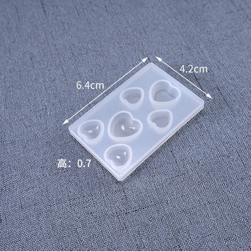 Set 3 khuôn silicon làm trang trí resin DIY tạo hình dấu chân mèo ngôi sao trái tim mặt trăng