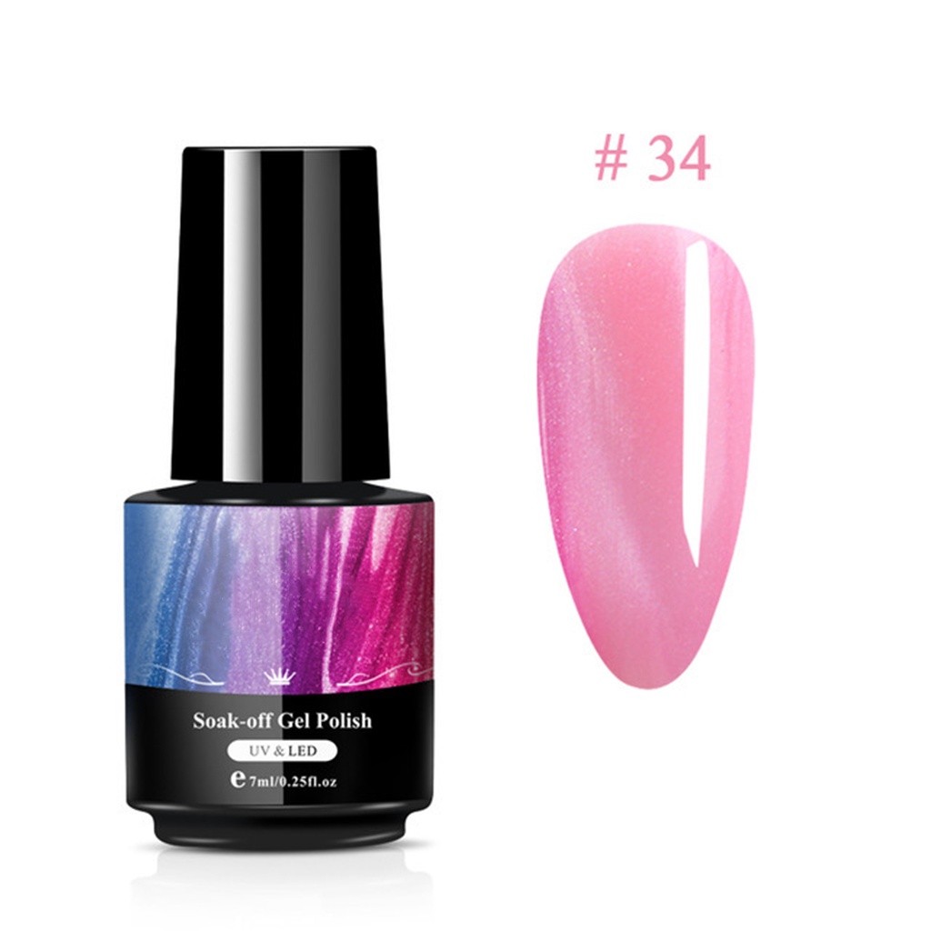 Sơn Móng Tay Gel UV Mắt Mèo Màu Sắc Đẹp Mắt 5ML Dành Cho Trang Điểm Phòng Trang Điểm