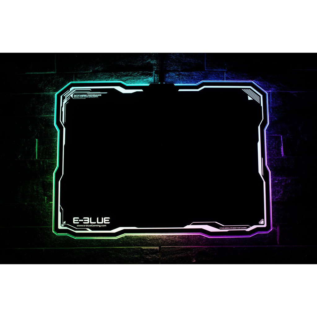 Bàn di chuột RGB E-BLUE EMP013 - Kích thước 265 x 365 x 5 mm I Mouse Pad Led RGB E-Blue EMP 013