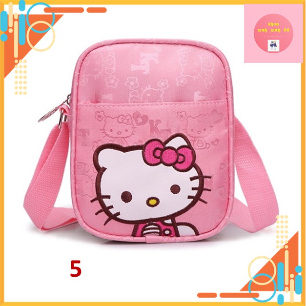 [XẢ KHO SIÊU RẺ] Túi Đeo Chéo Cho Bé Hello Kitty Hồng Xinh Xắn