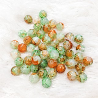 10 Hạt đá phong thủy làm vòng tay size 8mm xỏ trang sức handmade