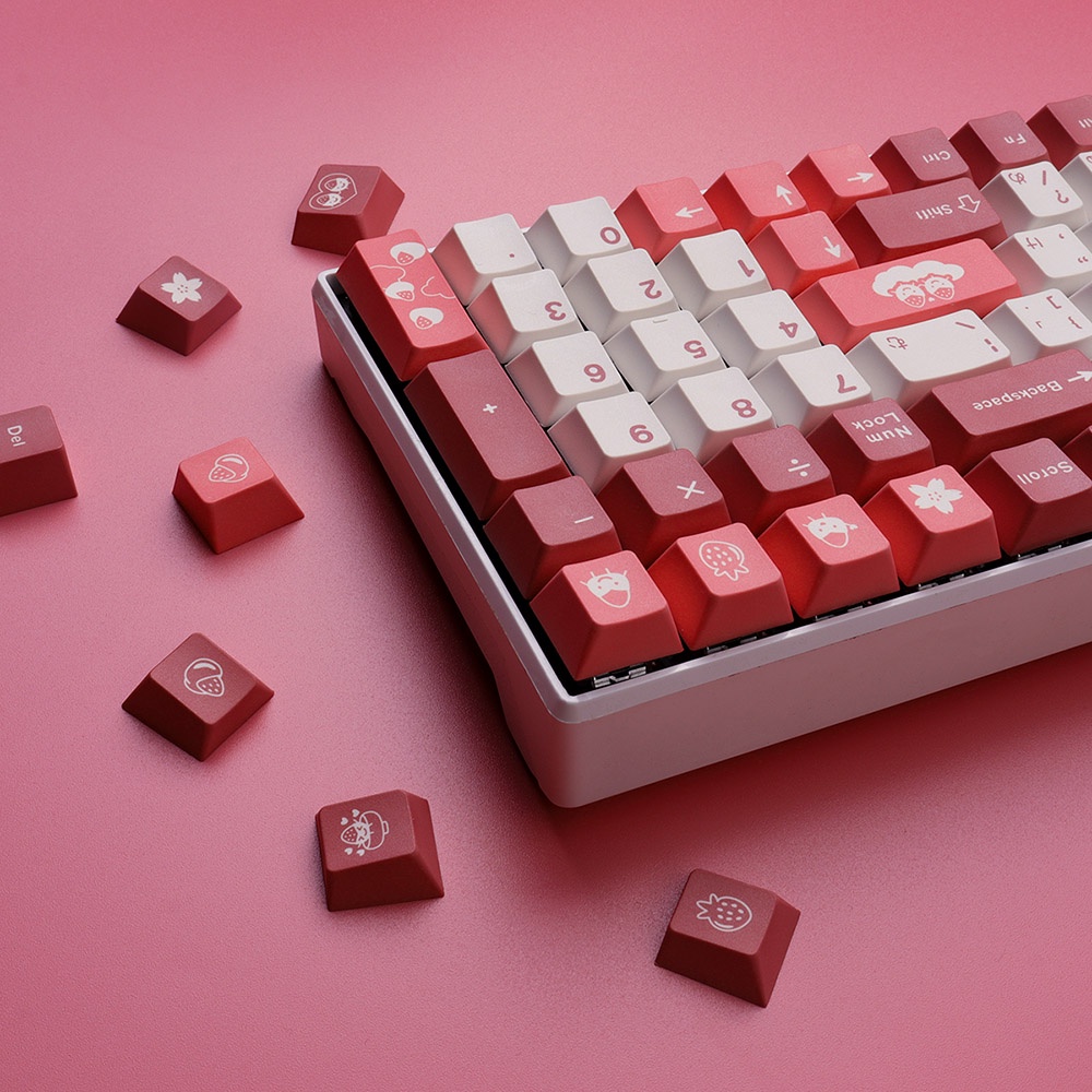 Bàn Phím 130 Phím Bằng Nhựa PBT In Họa Tiết Phong Cách Nhật Bản Cho Bàn Phím Cơ