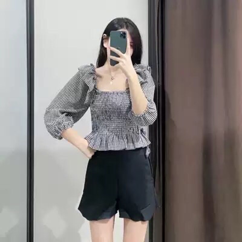 Áo smocking zr