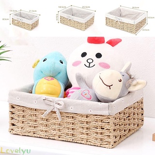 Giỏ mây hình chữ nhật đựng đồ tiện dụng