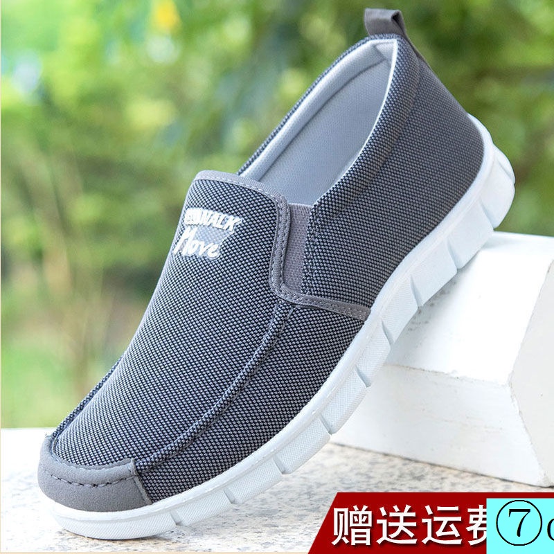 Giày Thể Thao Không Dây Thời Trang Xuân Thu Cho Nam Trung Niên