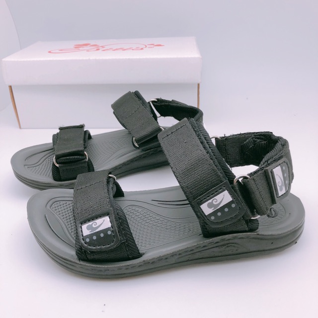 SALE OFF_Dép Quai Hậu Sandal Nam BICA XS Đen HÀNG VNXK