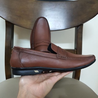 Giày Lười Nam Da Bò Mã GLC65 ( Thanh Lý Lẻ Size )