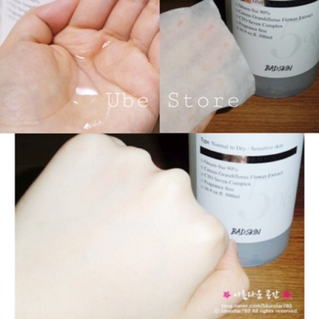 TONER CẤP ẨM BADSKIN HYALURONIC SPA TONER 500ML