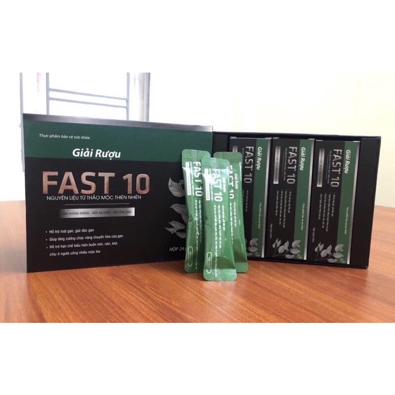 Nước Uống Giải Rượu FAST 10,hộp 4gói