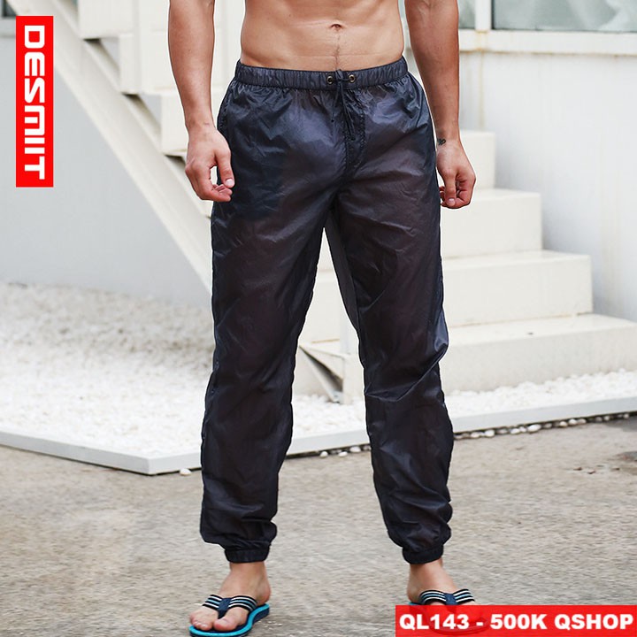 QUẦN DÀI VẢI DÙ MỎNG XUYÊN THẤU SEXY QL143