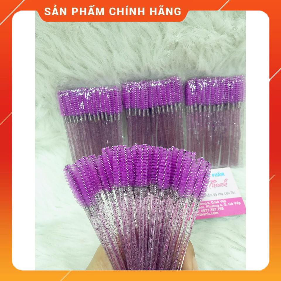 set 5 cây Cọ Chải Mi tím trong suốt đáng yêu