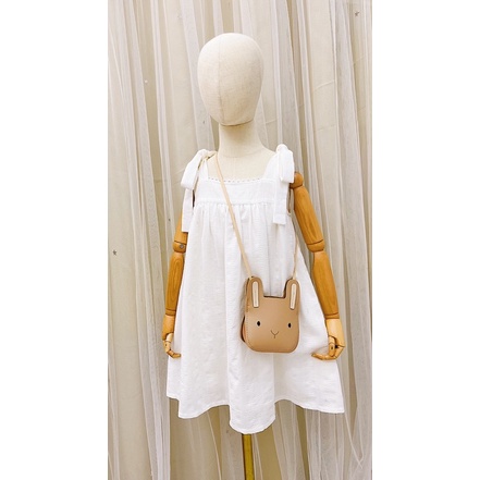 VÁY CHO BÉ GÁI 2 DÂY, VÁY XÔ HOA THIẾT KẾ CỘT DÂY DỄ THƯƠNG CHO BÉ GÁI SIZE 9-17KG