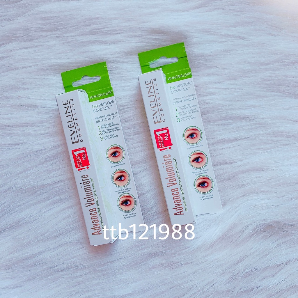 Huyết thanh Dưỡng mi Eveline 8in1 Total Action Lash Therapy professional