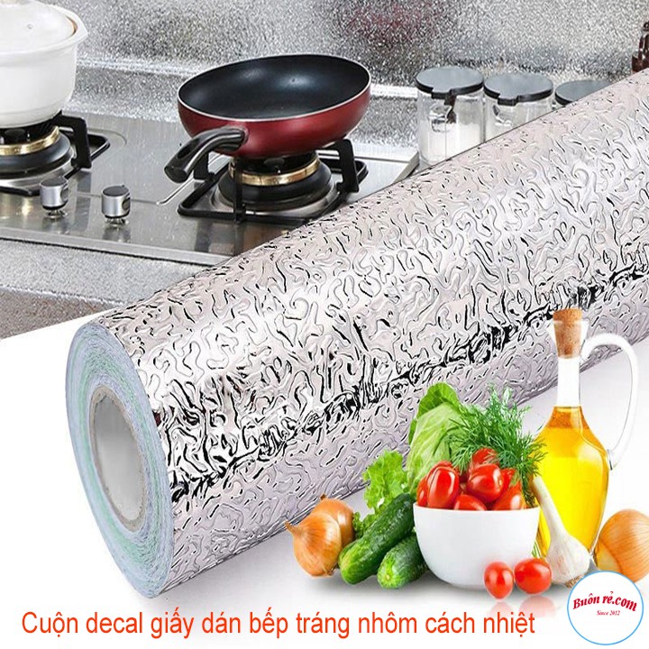 Giấy Dán Bếp Chịu Nhiệt Tốt Tráng Nhôm Cao Cấp br00462