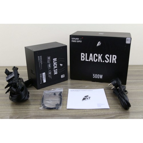 Nguồn 500W 1ST BLACK.SIR Công Suất Thực 80 Plus