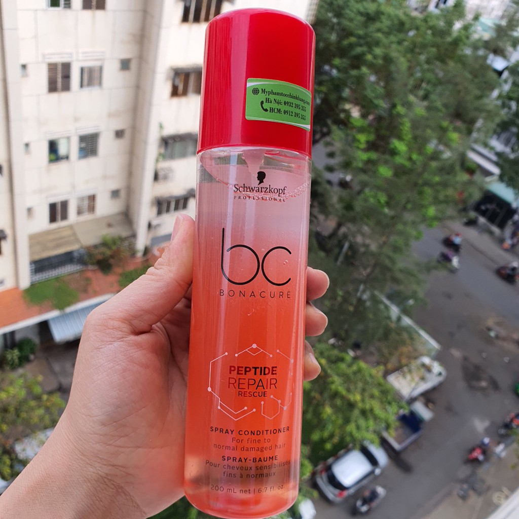 XỊT DƯỠNG OSIS+ BC BONACURE PHỤC HỒI TÓC REPAIR SPRAY 200ML