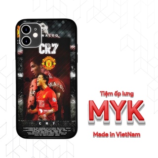 Ốp lưng CR7 Ronaldo MU  đỉnh cao chiến thắng cho Iphone 5 6 7 8 Plus 11 12 Pro Max X Xr FOO20210083