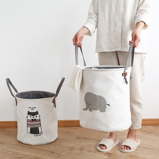 Giỏ Vải DidiDo Đựng Đồ Chơi, Quần Áo Giặt Hai Lớp (Có Hình Thật)