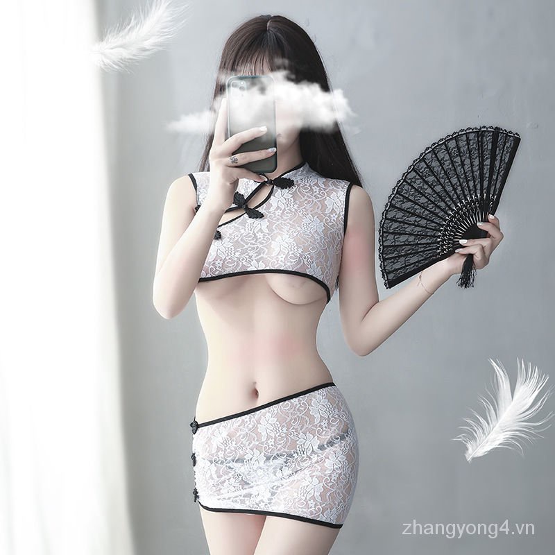Bộ Đồ Lót Kiểu Sườn Xám Trong Suốt Gợi Cảm Cho Nữ | BigBuy360 - bigbuy360.vn