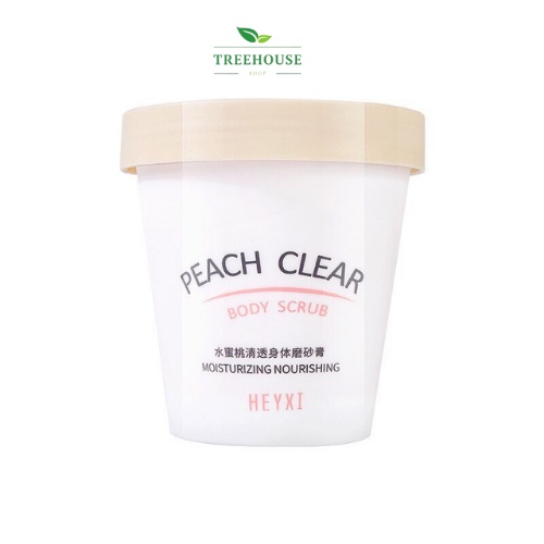 Tẩy da chết body đào Heyxi Peach Clear Body Scrub 200G